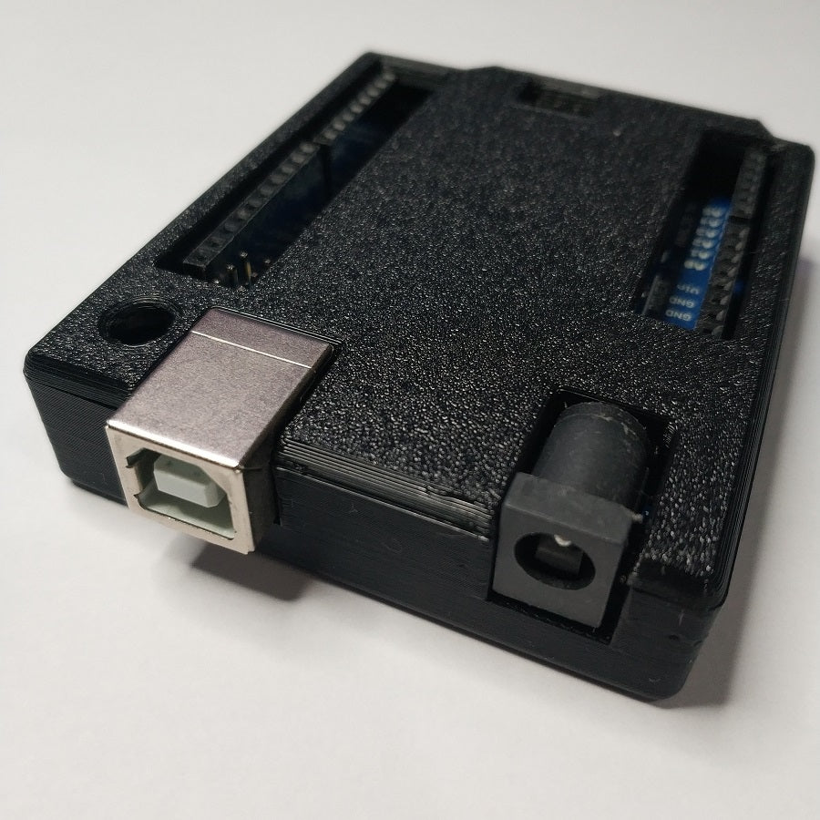 Uno R3 Case : Pins accessible : Snap fit for boards compatible with Arduino