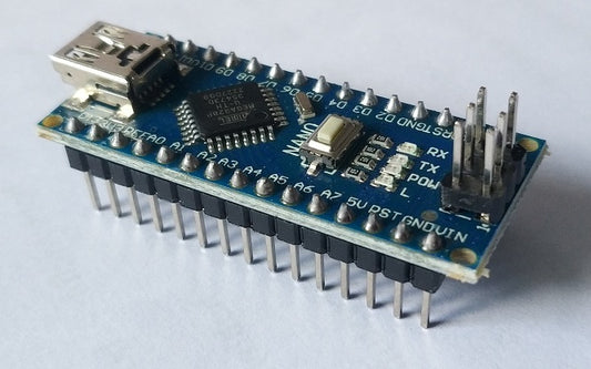 NANO 3.0 with soldered headers : ATMEGA328P : Compatible with Arduino