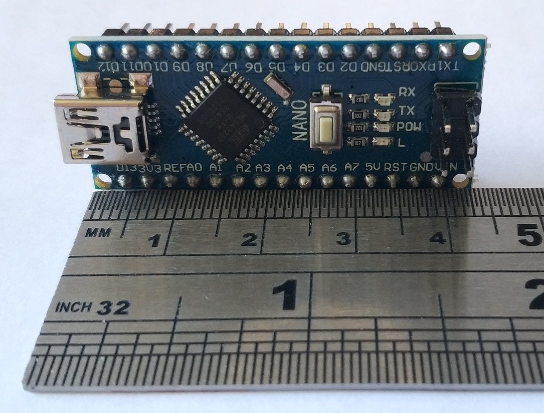 NANO 3.0 with soldered headers : ATMEGA328P : Compatible with Arduino