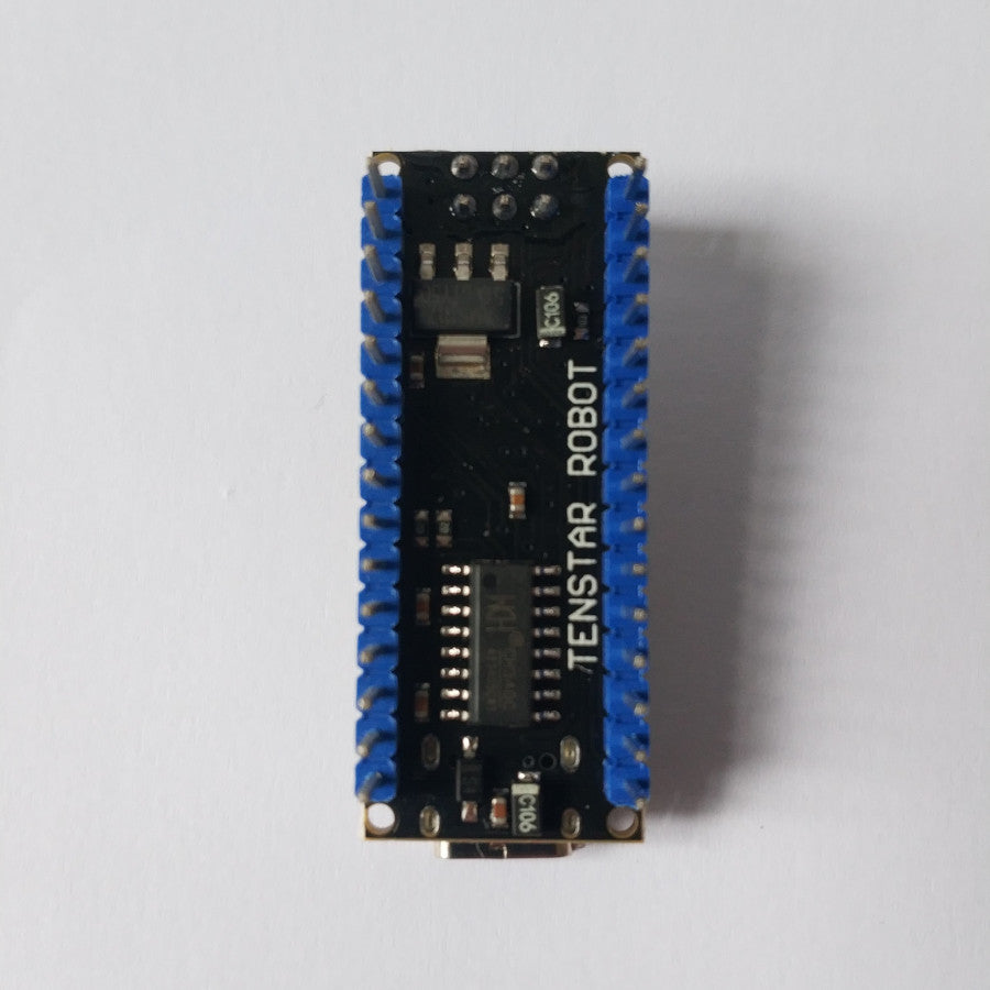 NANO 3.0 with soldered headers : USB-C : ATmega328P : Compatible with Arduino