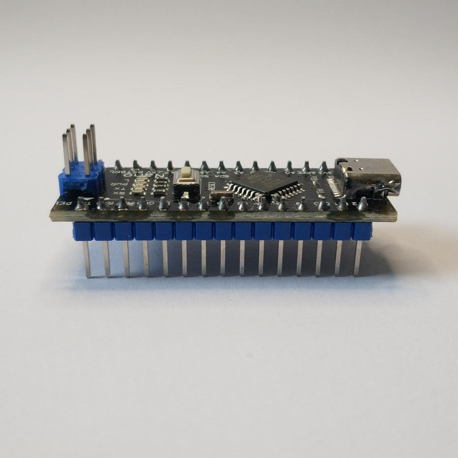NANO 3.0 with soldered headers : USB-C : ATmega328P : Compatible with Arduino