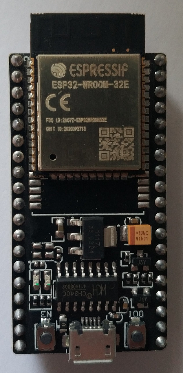 ESP32 + optional case : ESP32-WROOM-32E : Development Board Dual Core