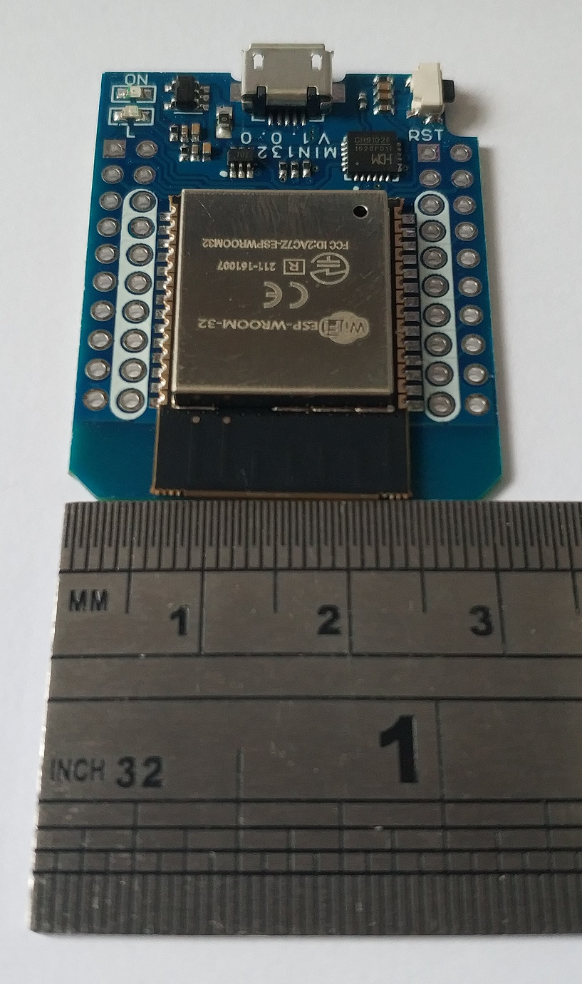 D1 Mini ESP32 with pins : CP2104 Driver / WiFi / Bluetooth / Dual Core / ESP-32
