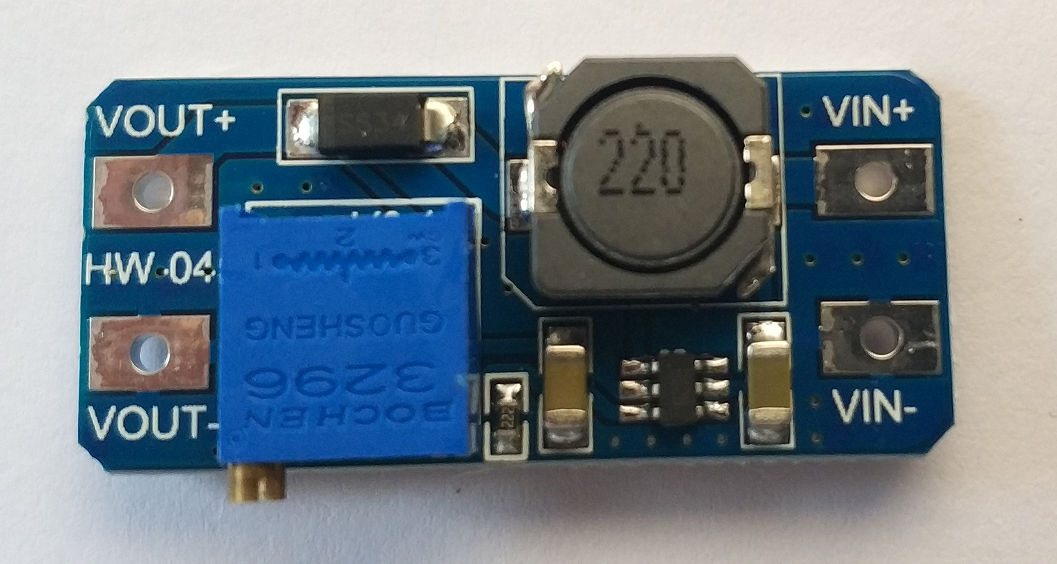 5x MT3608 : 2A DC-DC Step Up 2-24V : Adjustable Converter Boost Module