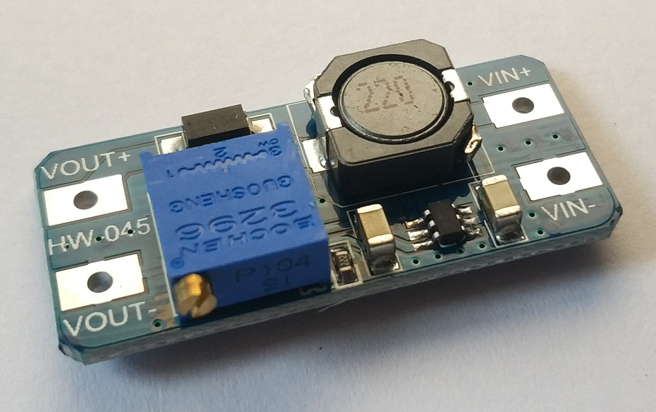 5x MT3608 : 2A DC-DC Step Up 2-24V : Adjustable Converter Boost Module
