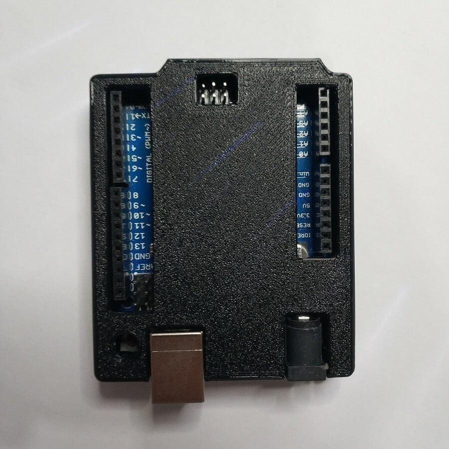 Uno R3 Case : Pins accessible : Snap fit for boards compatible with Arduino