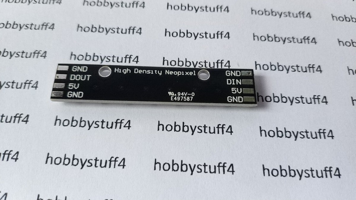 NeoPixel compatible RGB LED stick / strip : 8 RGB LEDs WS2812B 5050