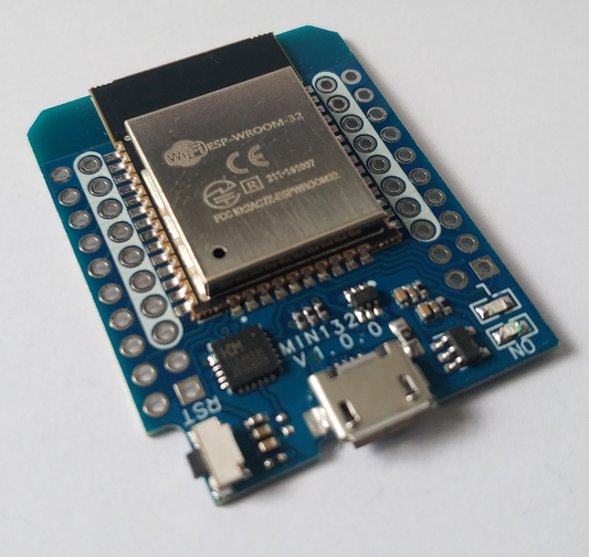 D1 Mini ESP32 with pins : CP2104 Driver / WiFi / Bluetooth / Dual Core / ESP-32