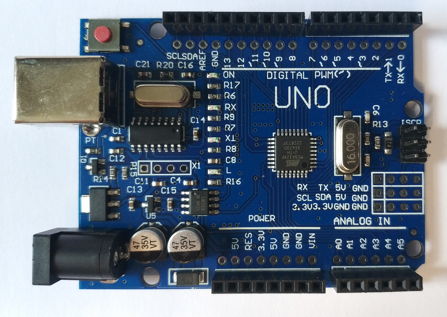 UNO R3 Development Board : Atmel ATmega328P : Compatible with Arduino